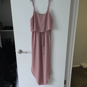 Chic Mauve High Low Dress